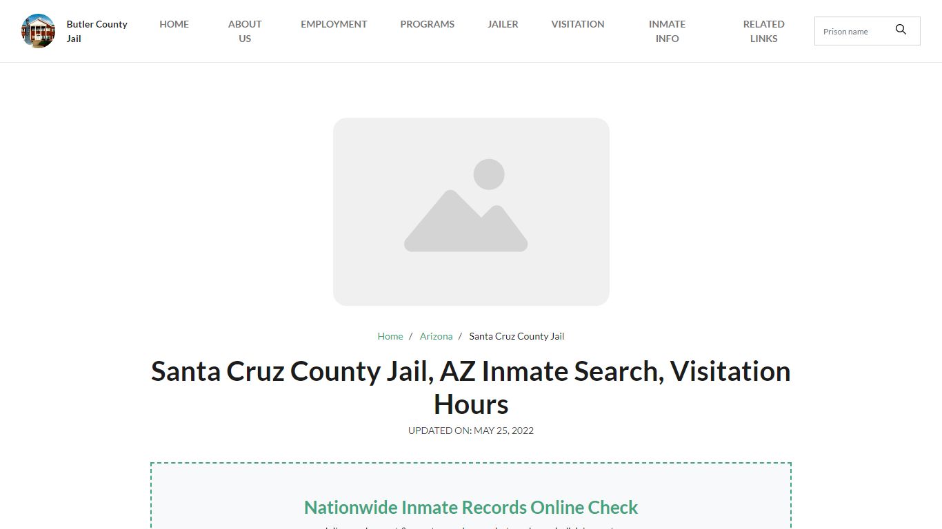 Santa Cruz County Jail, AZ Inmate Search, Visitation Hours