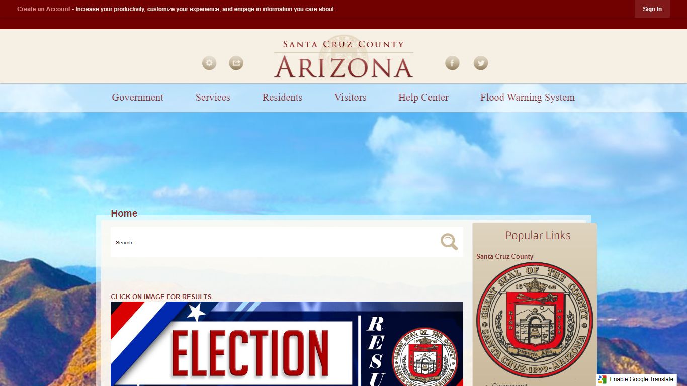 Santa Cruz County, AZ - Official Website | Official Website